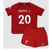 Dres Liverpool Diogo Jota #20 Domaci za djecu 2022-23 Kratak Rukav (+ kratke hlače)